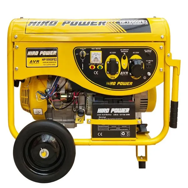 موتور برق 8.5 کیلو وات بنزینی HIRO POWER مدل HP19900FE2 موتور برق 8.5 کیلو وات بنزینی HIRO POWER مدل HP19900FE2