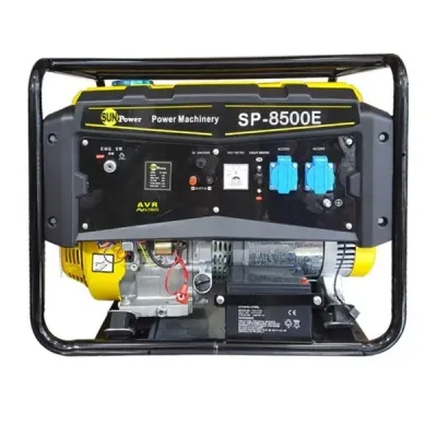 موتور برق 5.5 کیلو وات بنزینی SUN POWER مدل SP-8500 موتور برق 5.5 کیلو وات بنزینی SUN POWER مدل SP-8500