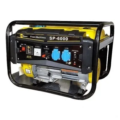 موتور برق 3 کیلو وات بنزینی SUN POWER مدل SP6000-E موتور برق 3 کیلو وات بنزینی SUN POWER مدل SP6000-E
